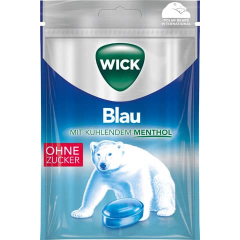 Lutschbonbons WICK Blau WICK 3182999001 75g
