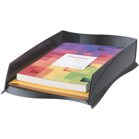 Briefkorb A4 Ellypse 300 schwarz CEP 1003000161