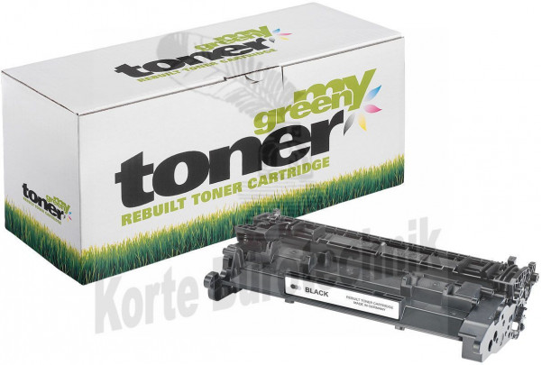 my green toner Toner-Kartusche schwarz SC (134678) ersetzt 26A, 52, 052