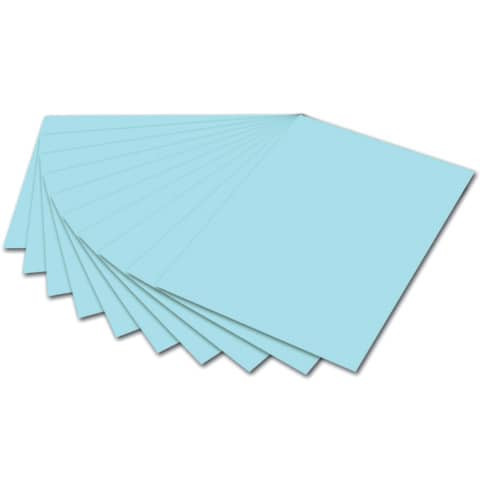 Fotokarton 50x70cm eisblau FOLIA 6139E 300g
