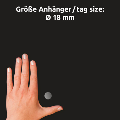 Verschlussetikette Ø18mm transparent AVERY ZWECKFORM 51068 15 Blatt