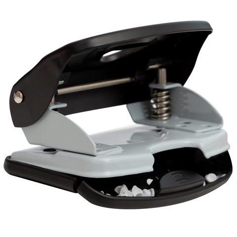 Locher Metall 40 Blatt schwarz/grau Q-CONNECT KF14221
