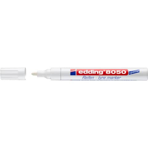 Reifenmarker 2-4mm weiss EDDING 8050049