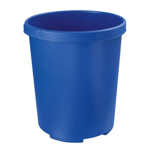 Papierkorb Klassik XXL 50l rund blau HAN 1836-14 2Griffmulden