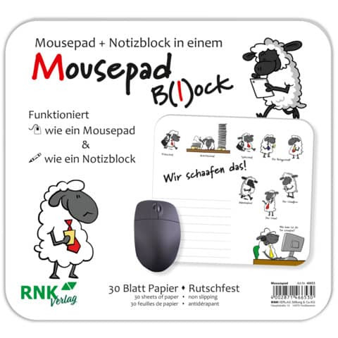 Mousepad-Block 220x240mm RNK 46653 Design1