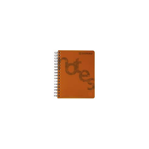 Collegeblock PP Cover A5 kariert orange DONAU 7526201-12 140BL 80g