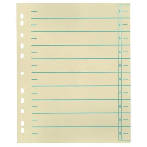 Trennblatt A4 100ST grün 9531101100 230g