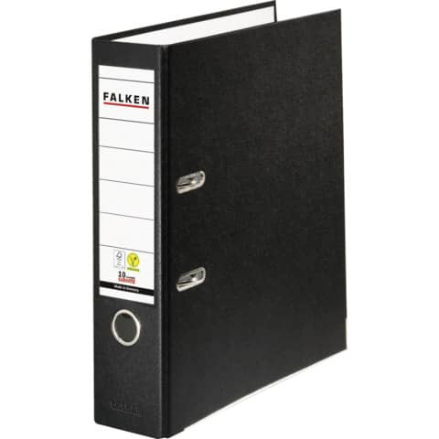 Ordner S80 8cm schwarz FALKEN 9984089 PP-Color