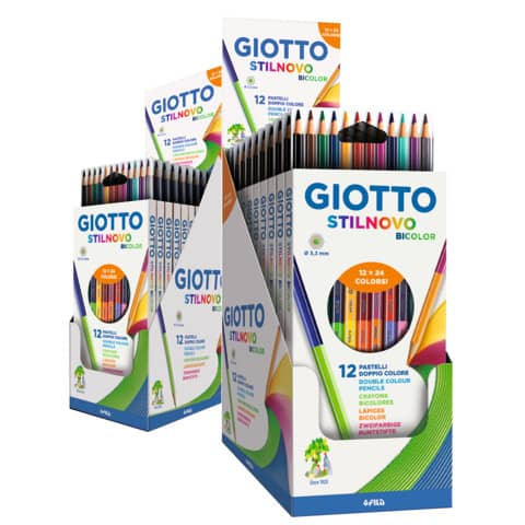 Farbstiftetui 12ST Stilnovo GIOTTO F256900 K12 Bicolor