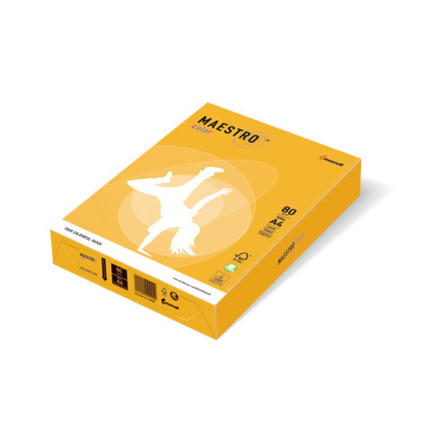 Kopierpapier A4 80g 500Bl sonnengelb MAESTRO COLOR 9417-SY40A80S