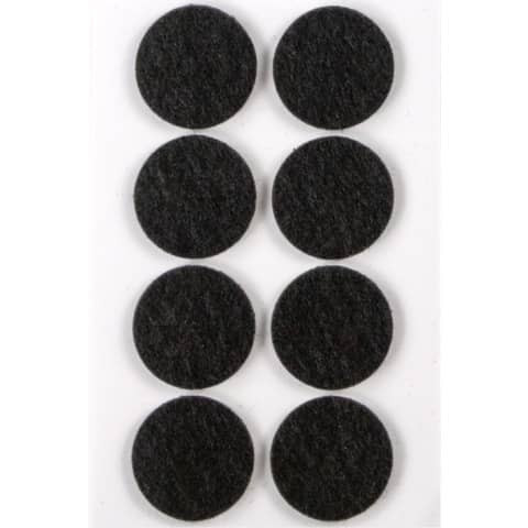 Filzgleiter D28mm schwarz HERMA 15003 8ST