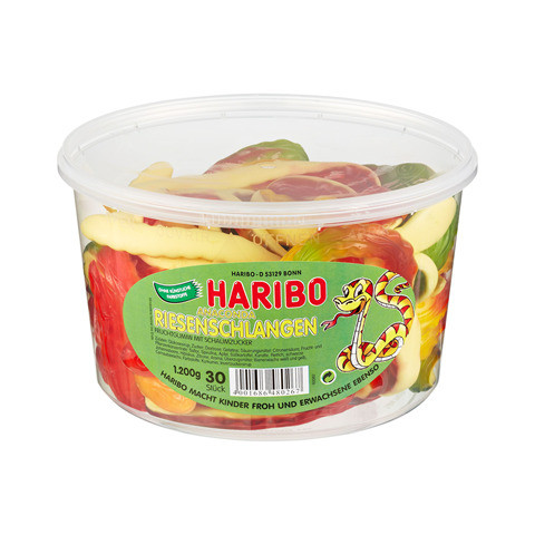 Fruchtgummi Riesenschlangen 30 Stück HARIBO 459949