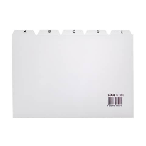 Leitregister A5 quer A-Z grau HAN 985 25tlg