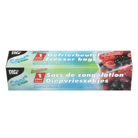 QuickSnap Gefrierbeutel 1 l PAPSTAR 14193
