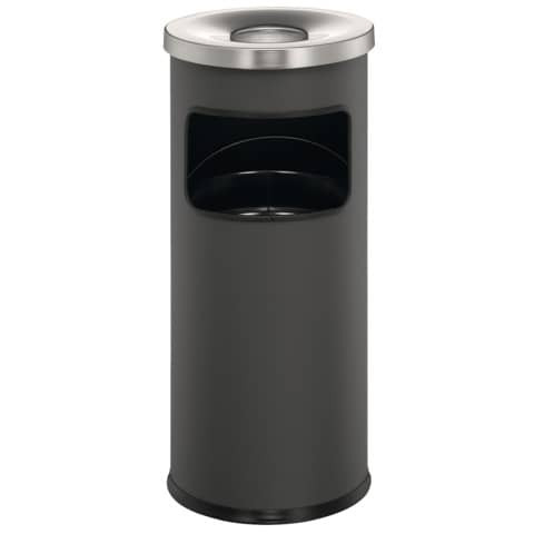 Papierkorb Safe 17+2L rund anthrazit DURABLE 3332 58 mit Ascher