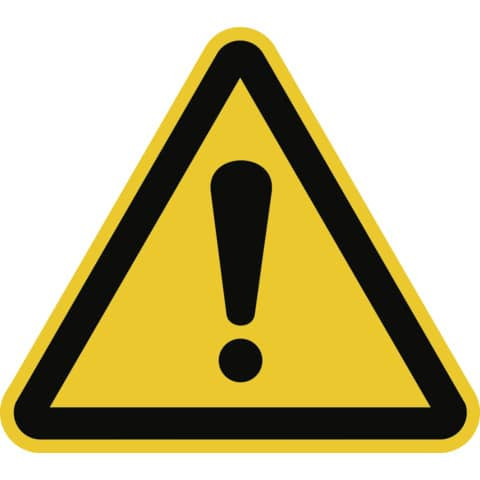 Schild Allgemeines Warnzeichen ISO 7010 MOEDEL 59348 200mm SL
