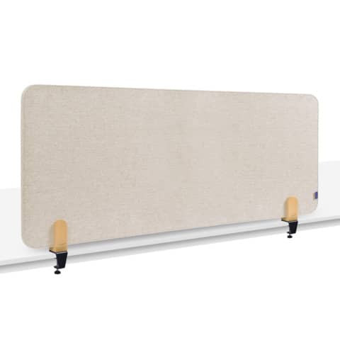 Trennwand Elements akustik beige LEGAMASTER 7-209822 60x160cm m. Klemme