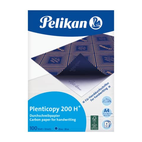 Blaupapier A4 100BL PELIKAN 400142585 404426 200H/100Bl
