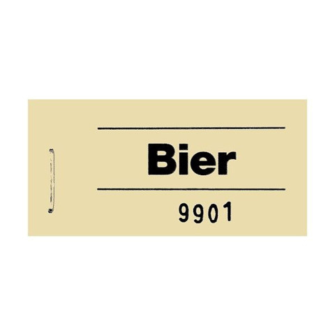 Blockgutscheine gelb Bier 701012 Bk100Abr.