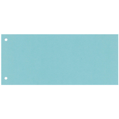 Trennstreifen 100ST 10,5x24cm blau WEKRE 50504160 160 g/m²