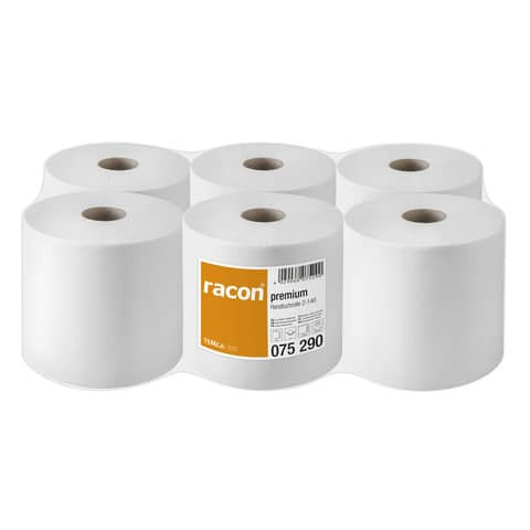 Handtuchrolle Premium 2lag.hochweiß RACON 075290-01 Pg6Rollen