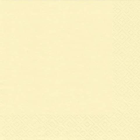 Serviette 33x33cm 20ST creme BRAUN+C. 1012-0002