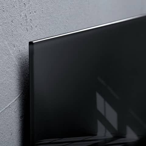 Magnettafel 130x55cm schwarz SIGEL GL240 artverumXL