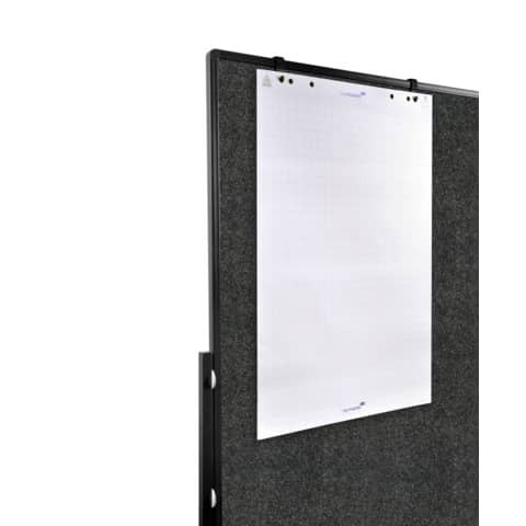 Moderatorentafel Textil 150x120cm anthra LEGAMASTER 7-205610 klappbar