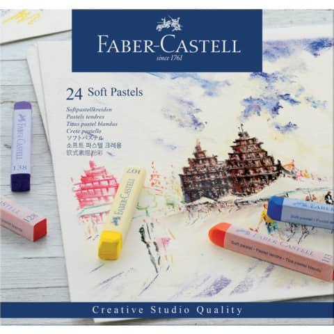 Pastellkreide Goldfaber 24ST FABER CASTELL 128324 Kartonetui