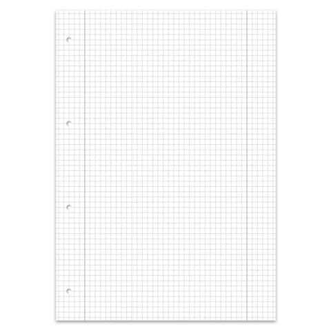 Briefblock A4 50BL Lin28 ECF kariert STAUFEN STYLE 040450028 4Löcher beids.RD
