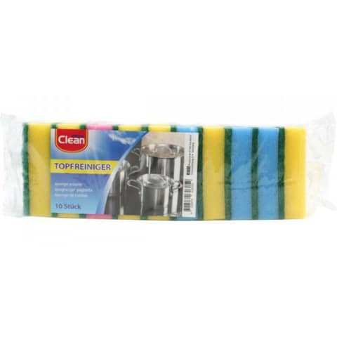 Schwamm Küche 10ST CLEAN 60605