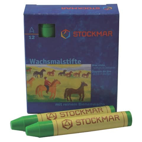 Wachsmalkreiden gelbgrün SC=12 Stück STOCKMAR 330-06