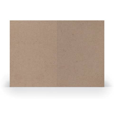 Briefkarte Paperado A6 HD PL kraft RÖSSLER 16407062 115x148mm gerippt