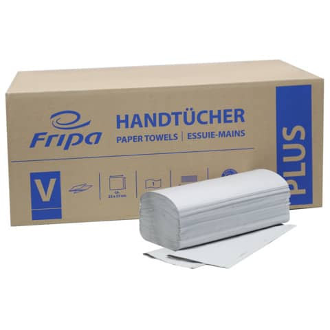 Falthandtuch 1-l.5000ST grau FRIPA 4011103 Plus