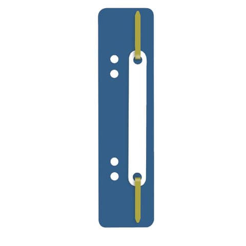 Heftstreifen PP 34x150mm 25ST dkl.blau Q-CONNECT 2012500410 Plastikdeckleiste