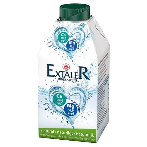 Mineralwasser naturell 8 x 0,5L EXTALER 15453