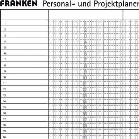 Jahreskalender Jet 60x90cm FRANKEN JK710