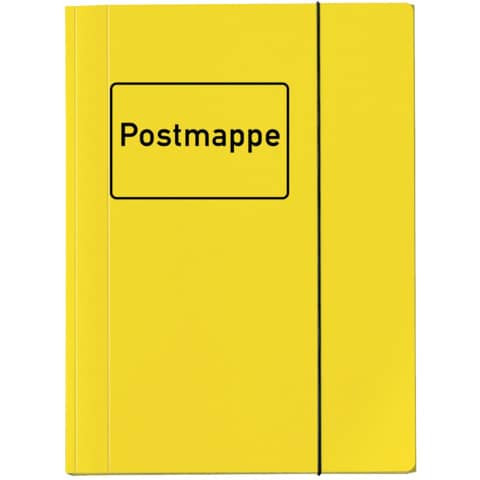 Sammelmappe Postmappe A4 gelb VELOCOLOR 4442 319 mit Gummizug