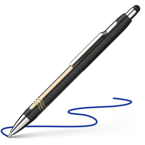 Kugelschreiber Epsilon schwarz/gold SCHNEIDER 138703 Touch