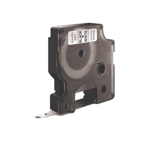 Schriftband D1 6mmx7m weiß/schwarz DYMO S0720780 436138