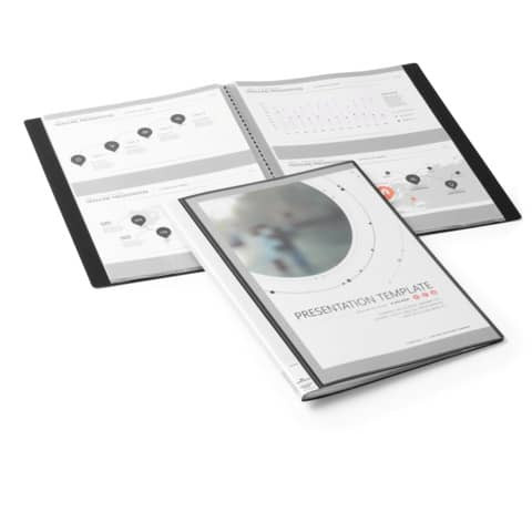 Sichtbuch A4 schwarz DURABLE 2431 01 10 Hüllen