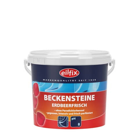 WC-Beckensteine Erdbeere 1kg EILFIX 253005904