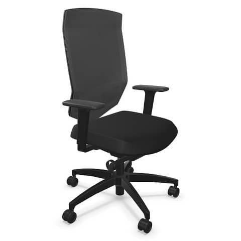 Drehstuhl Just Evo Mesh schwarz DAUPHIN AJ 5776 SLP