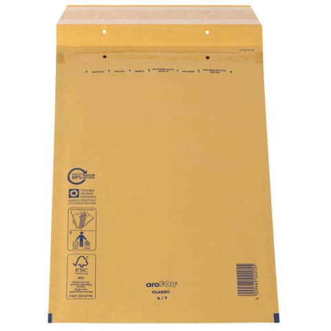Luftpolstertasche 10ST braun 240x350 AROFOL 6/F 2FVAF000066