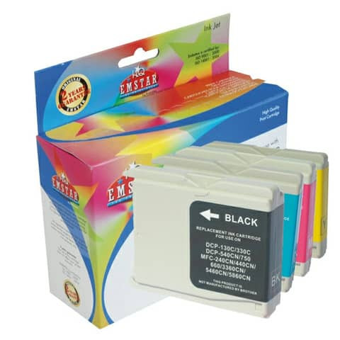 Inkjetpatrone 4 ST sw,c,m,y EMSTAR B45