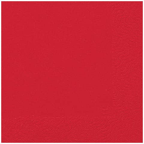 Serviette Zelltuch brillant rot 20 Stück DUNI 104061/ 3lagig. 24 cm