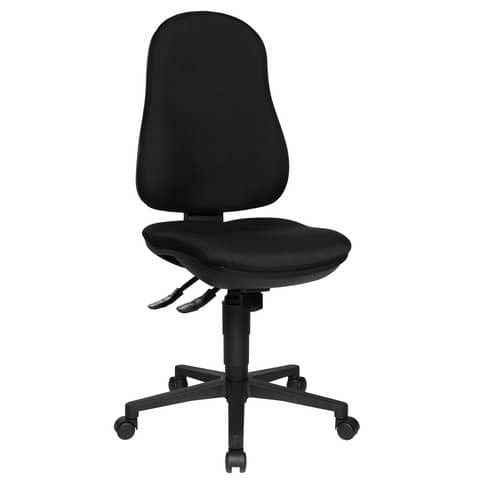 Drehstuhl Support SY schwarz TOPSTAR 8550G20H weiche Rollen