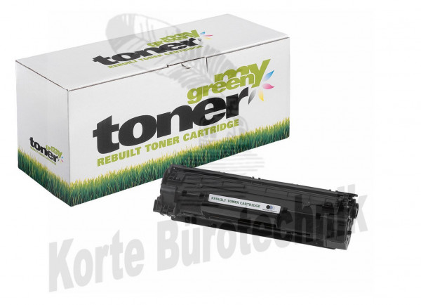my green toner Toner-Kartusche schwarz HC (131486) ersetzt 85A, 725