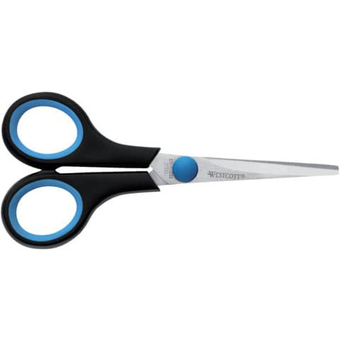Bastelschere 13cm spitz links schwarz/bl WESTCOTT E-30252 00