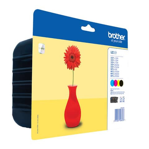 Value Pack sw,c,m,y BROTHER LC121VALBP